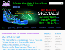 Tablet Screenshot of jumbojumpers.com